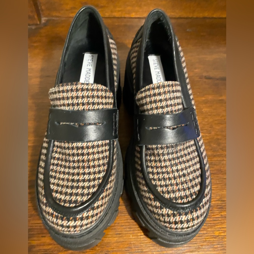 Steve Madden Beth chunky Heeled Loafer- size 37